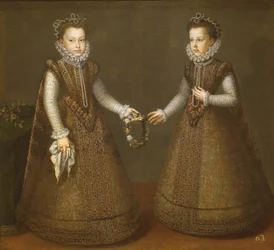 As Infantas Isabel Clara Eugenia e Catalina Micaela