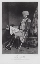 Gilbert-Motier De Lafayette (gravura)