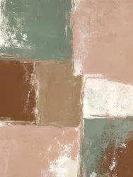 Blocos de cores terrosas