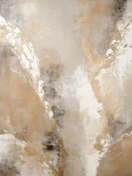 Fluxo Abstrato Dourado