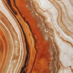Fluxo de ágata laranja intensa