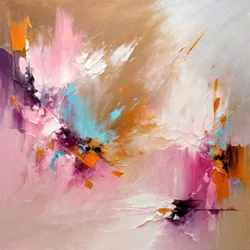 Explosão abstrata vibrante