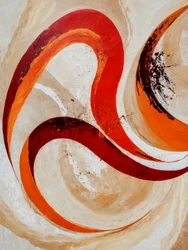 Espirais abstratas vibrantes