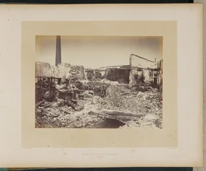 Incêndio da fábrica J. Falck et Cie em La Villette.