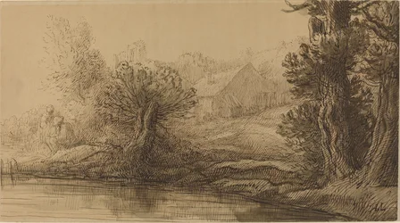 margem de um rio