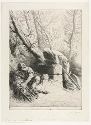 Morte e o lenhador, 1881.