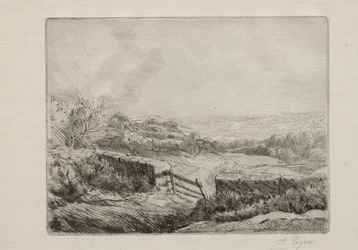 Entrada para o campo.