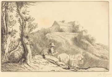 Fazenda em uma colina