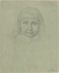Cabeça de uma criança, 1893.