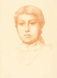 Cabeça de uma jovem (Tete de jeune fille)