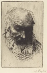 Cabeça de um Homem Idoso (Etude de tête)