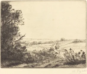 Paisagem: Estrada para Horville (Paysage: Chemin d