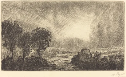 Paisagem com tempestade Paysage d