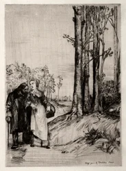 A caminhada convalescente, c. 1861.
