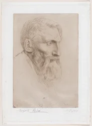 Retrato de Auguste Rodin
