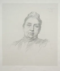 Retrato de Madame Kemp, Vista Frontal (3ª Placa)