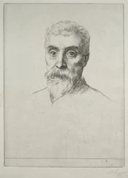Retrato de Sir Hiram S. Maxim.