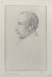 Retrato de William Cawthorne Unwin, 1892.