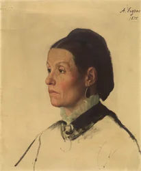 Retrato de uma mulher, 1875.