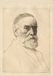 Retrato do pintor G. F. Watts (1817-1904)