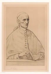 Retrato do cardeal Henry Eduard Manning, arcebispo de Westminster