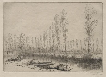 Perto de Amiens, as turfeiras