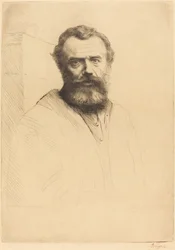 Autorretrato, 3ª placa.