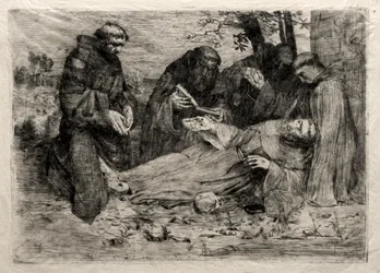 A morte de São Francisco.