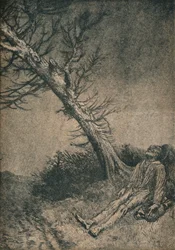 O vagabundo moribundo, 1875