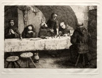 O refeitório, c. 1862