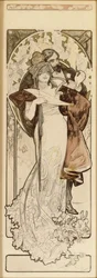 Um modelo para a litografia "Program 27 de outubro de 1900", c. 1900
