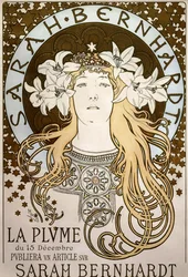 La Plume ", com Sarah Bernhardt, 1896