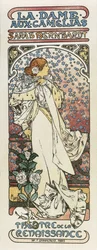 A Dama das Camélias (La dame aux camelias). 1896 (litografia)