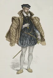Retrato de Gaspard de Coligny (Gravura)