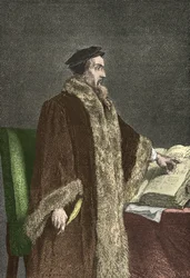 Retrato de Jean Calvin (Gravura)