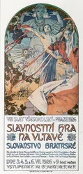 8o Festival de Sokol em Praga Poster, 1925