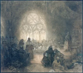 George de Podebrad e o Legado do Papa F. de Valle, 1462
