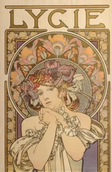 Lygia - Reprodução dos trabalhos decorativos de Mucha