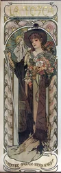 Cartaz para a peça La Tosca de Victorien Sardou, 1899