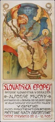 Cartaz para a exposição Epopeia eslava Epopeia eslava, 1928