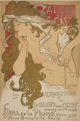 Salão - des - Cent. França, Paris, 1896