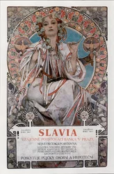 Cartaz Slavia, 1907