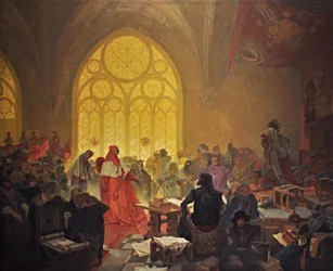 O rei hussita George de Podebrady O ciclo A epopeia eslava
