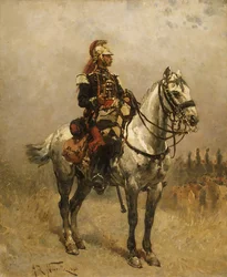 Um cavaleiro, 1884.