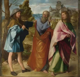 O caminho para Emaús. Por volta de 1516-17