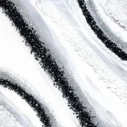 Abstrato de brilhantes preto e prateado