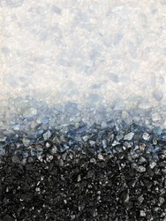 Gradiente cristalino azul e preto