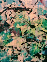 Salpicos de tinta abstratos e dinâmicos