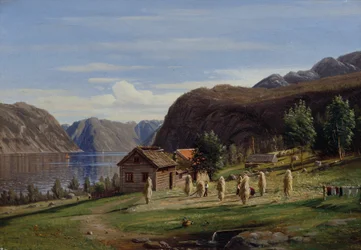 Exploração agrícola em Balestrand in Sogn