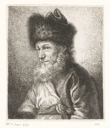 Retrato de Michel Hirsch, rabino em Potsdam